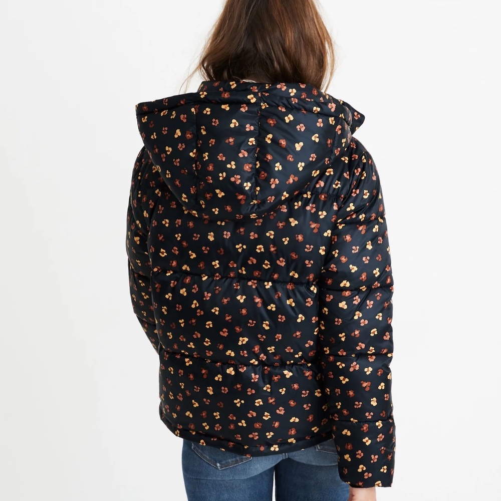 Madewell x Penfield Feline Floral Equinox Puffer Jacket – S - Picture 3 of 6